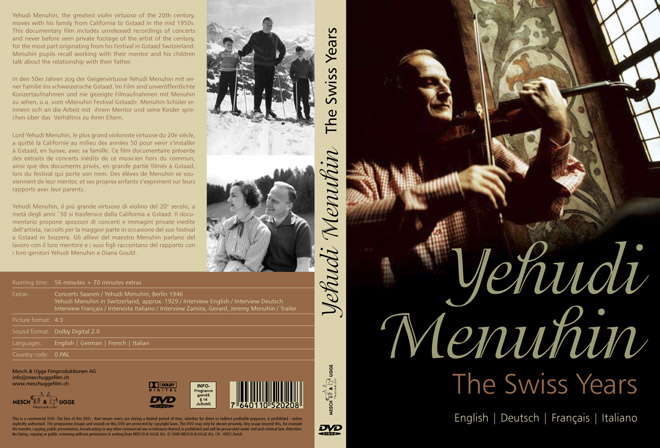 Menuhin DVD Cover